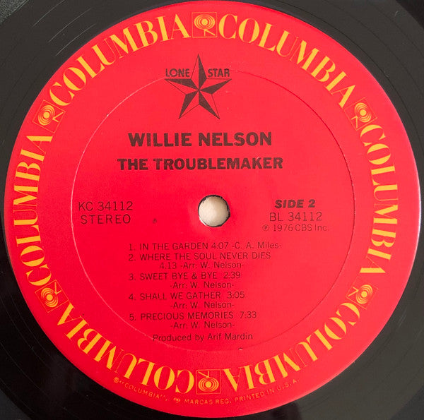 Willie Nelson : The Troublemaker (LP, Album, RE, Bar)