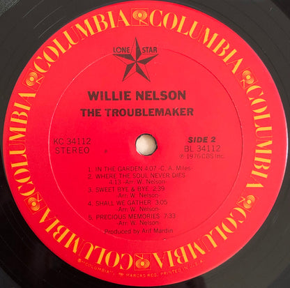 Willie Nelson : The Troublemaker (LP, Album, RE, Bar)