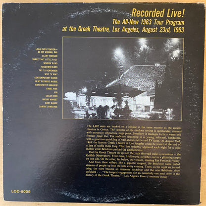 Harry Belafonte : Belafonte At The Greek Theatre (2xLP, Mono)