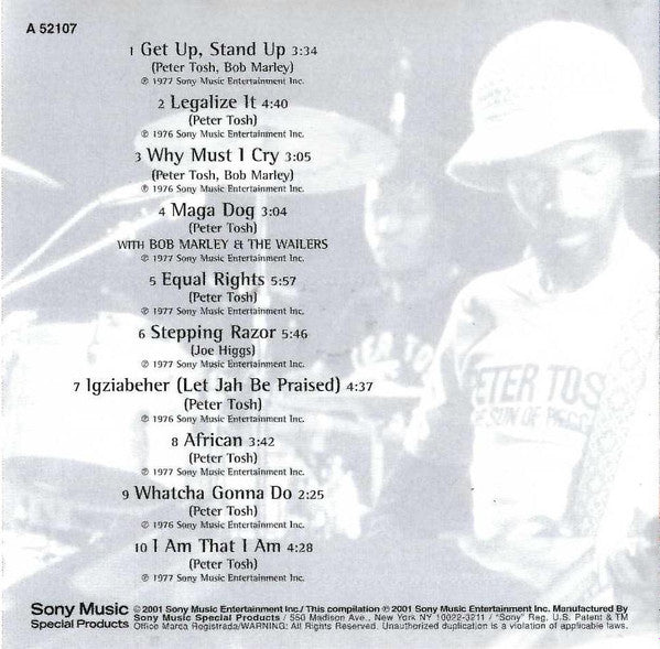 Peter Tosh : Stand Up (CD, Comp)