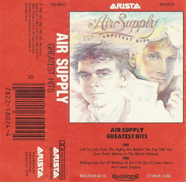 Air Supply : Greatest Hits (Cass, Comp, Dol)