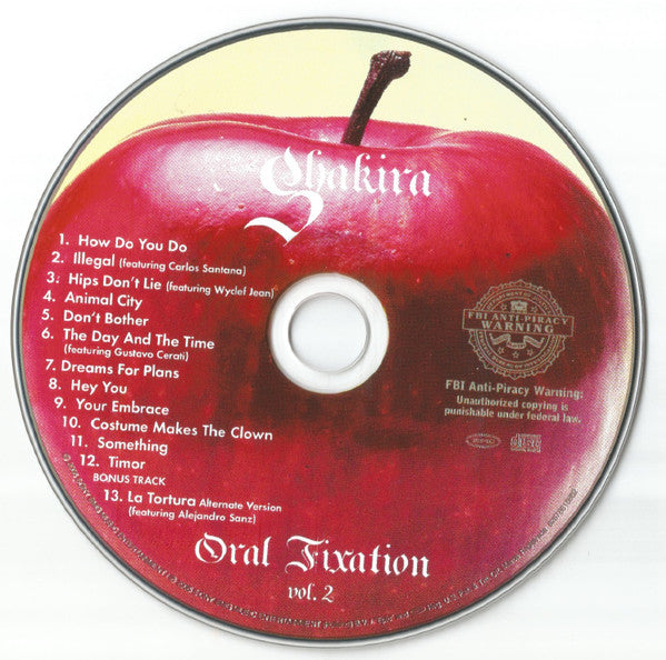 Shakira : Oral Fixation Vol. 2 (CD, Album + DVD-V, NTSC)