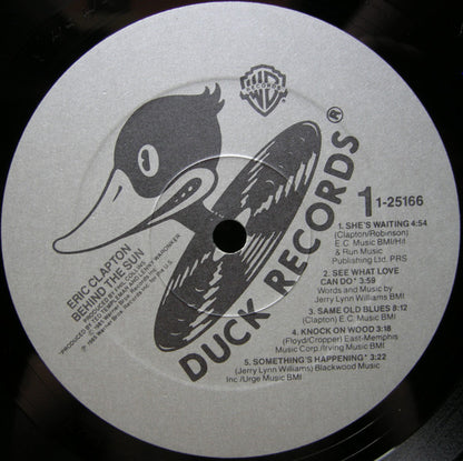 Eric Clapton : Behind The Sun (LP, Album, Spe)