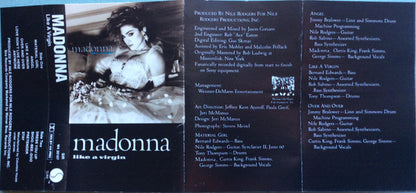 Madonna : Like A Virgin (Cass, Album, Club, Whi)
