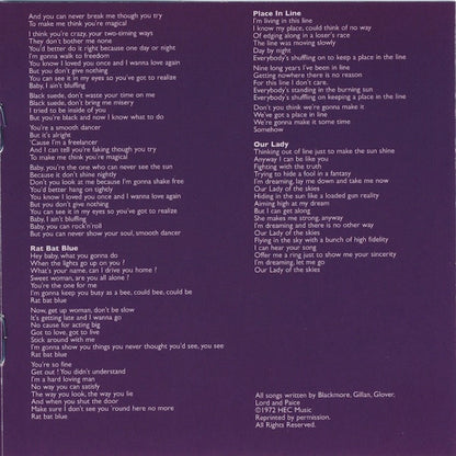 Deep Purple : Who Do We Think We Are (HDCD, Album, RE, RM, Gol)