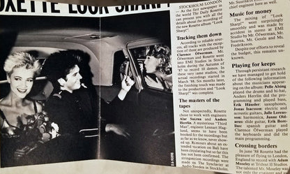 Roxette : Look Sharp! (Cass, Album, Dol)