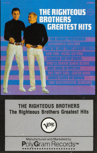 The Righteous Brothers : The Righteous Brothers Greatest Hits (Cass, Comp)