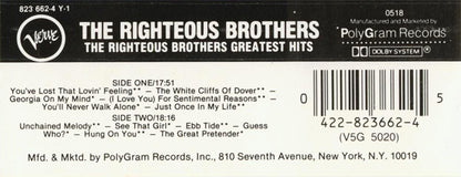 The Righteous Brothers : The Righteous Brothers Greatest Hits (Cass, Comp)