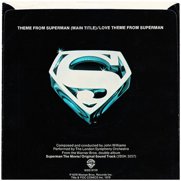 John Williams (4) Conducting The London Symphony Orchestra* : Theme From Superman (Main Title) (7", Single, Jac)