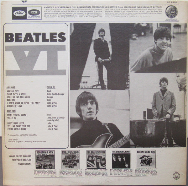 The Beatles : Beatles VI (LP, Album, RE, Gre)