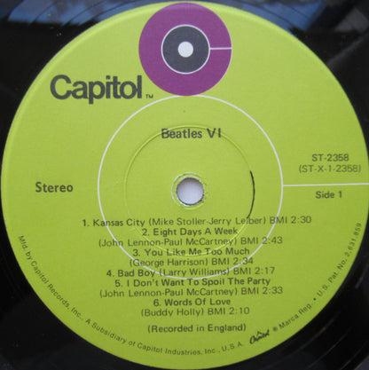 The Beatles : Beatles VI (LP, Album, RE, Gre)