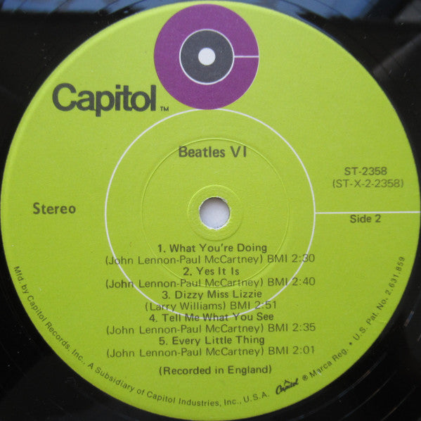 The Beatles : Beatles VI (LP, Album, RE, Gre)