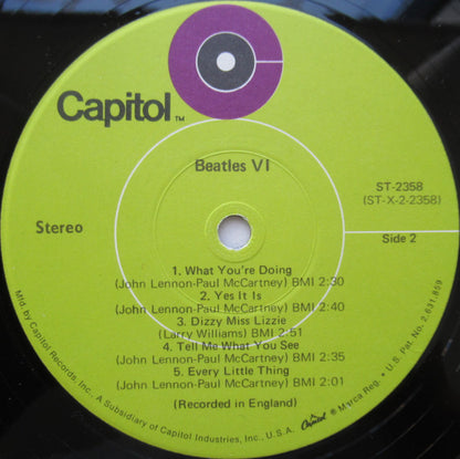 The Beatles : Beatles VI (LP, Album, RE, Gre)