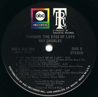 Ray Charles : Through The Eyes Of Love (LP, Album)