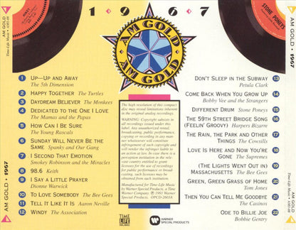 Various : AM Gold 1967 (CD, Comp, RE, WEA)