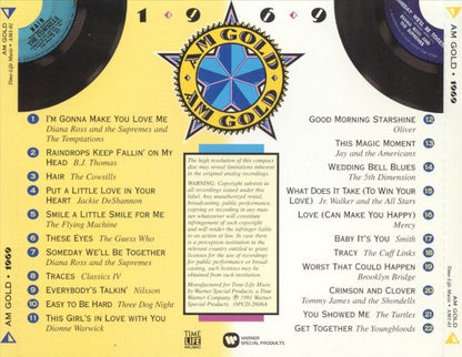 Various : AM Gold 1969 (CD, Comp, RE, WEA)
