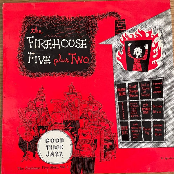 Firehouse Five Plus Two : The Firehouse Five Story, Vol. 2 (LP, Album, Mono)