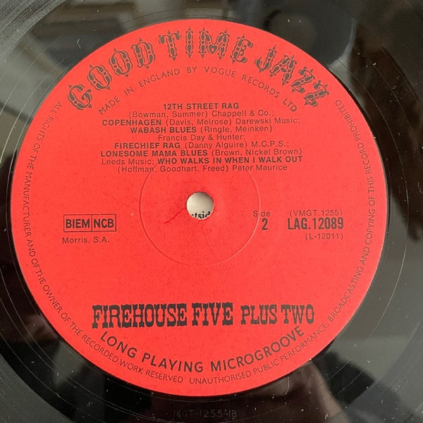 Firehouse Five Plus Two : The Firehouse Five Story, Vol. 2 (LP, Album, Mono)