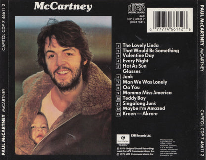 Paul McCartney : McCartney (CD, Album, RE, EMI)