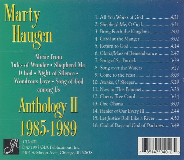Marty Haugen : Anthology II (1985-1989) (CD, Album, Comp)