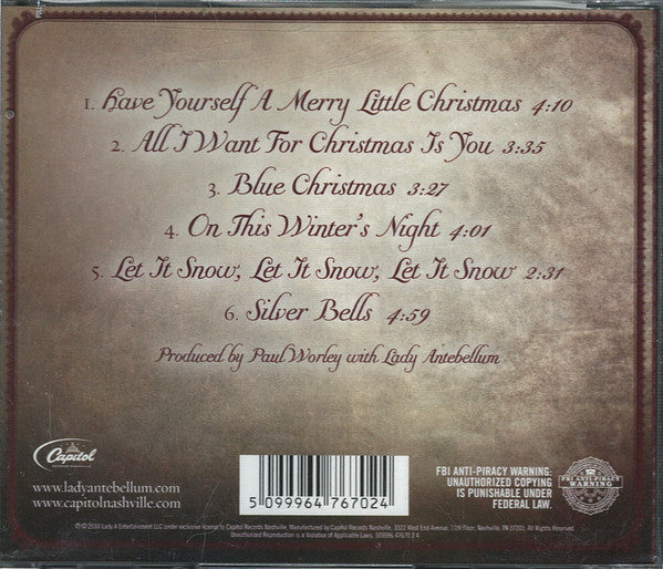 Lady Antebellum : A Merry Little Christmas (CD, EP, Ltd)