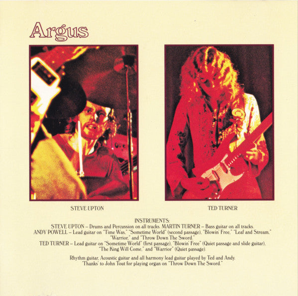 Buy Wishbone Ash : Argus (CD, Album, RE) Online for a great price