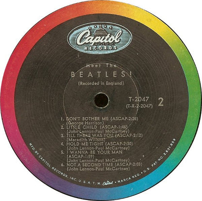 The Beatles : Meet The Beatles! (LP, Album, Mono, RP, Scr)