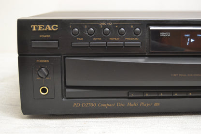 Teac PD-D2700 Cd Changer * 6 Discs * Fully Serviced * New Belts * Remote * Manual