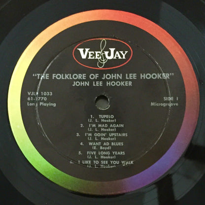 John Lee Hooker : The Folk Lore Of John Lee Hooker (LP, Album, Mono)