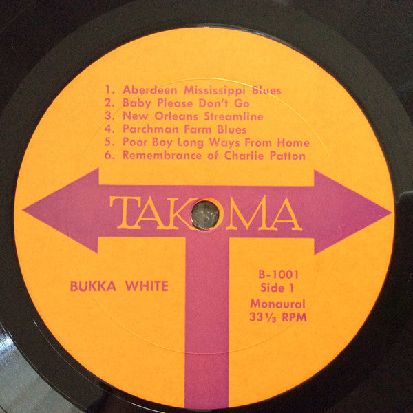 Bukka White : Mississippi Blues (LP, Album, Mono, RE, Ora)
