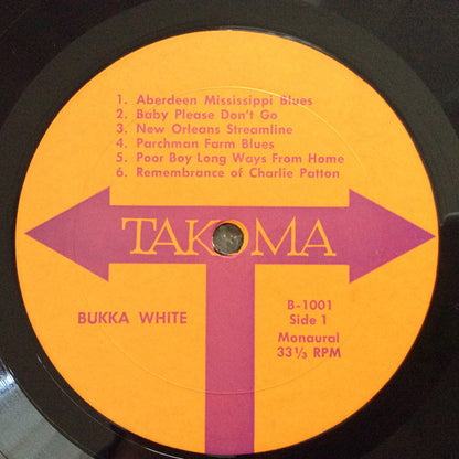 Bukka White : Mississippi Blues (LP, Album, Mono, RE, Ora)