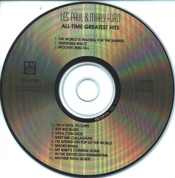 Les Paul & Mary Ford : All-Time Greatest Hits (CD, Comp, RE)