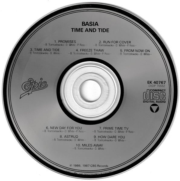 Basia : Time And Tide (CD, Album)