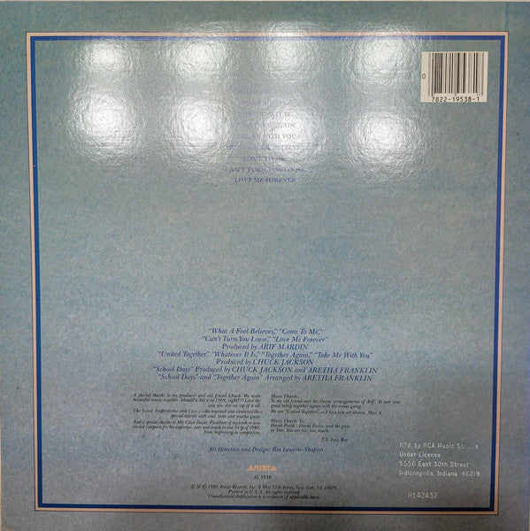 Aretha Franklin : Aretha (LP, Album, Club)