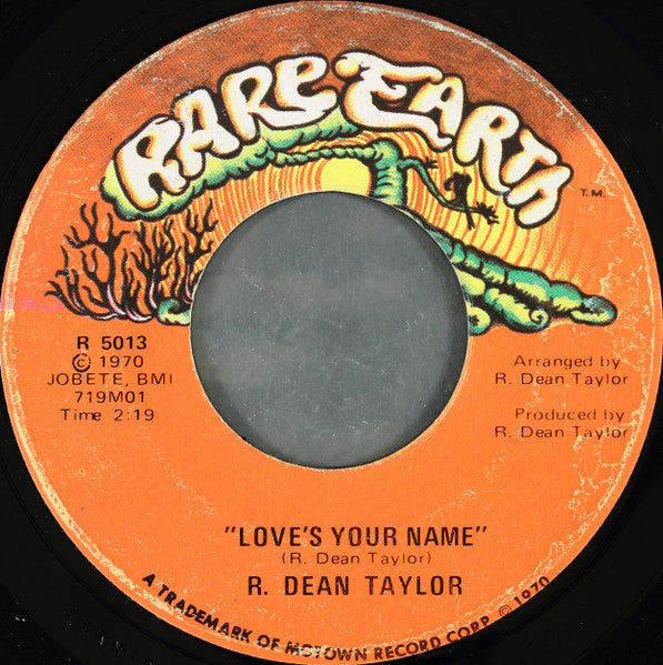 R. Dean Taylor : Indiana Wants Me (7", Single, ARP)