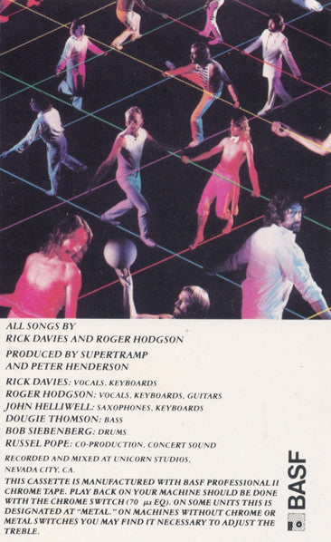 Supertramp : "...Famous Last Words..." (Cass, Album, CrO)