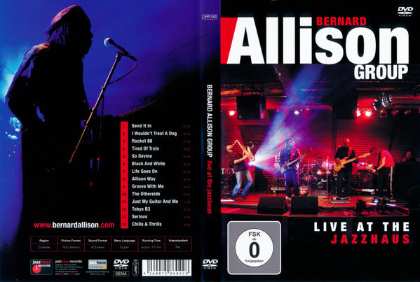 Bernard Allison Group : Live At The Jazzhaus (DVD-V, Album)