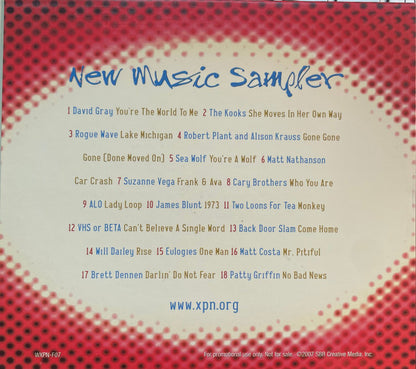 Various : WXPN 88.5 New Music Sampler - Fall 2007 (CD, Promo, Smplr)
