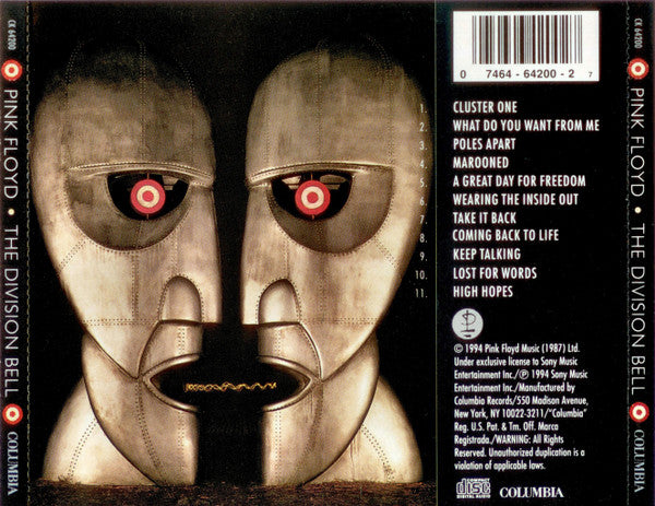 Pink Floyd : The Division Bell (CD, Album)