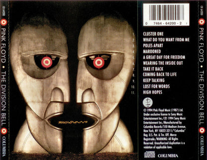Pink Floyd : The Division Bell (CD, Album)