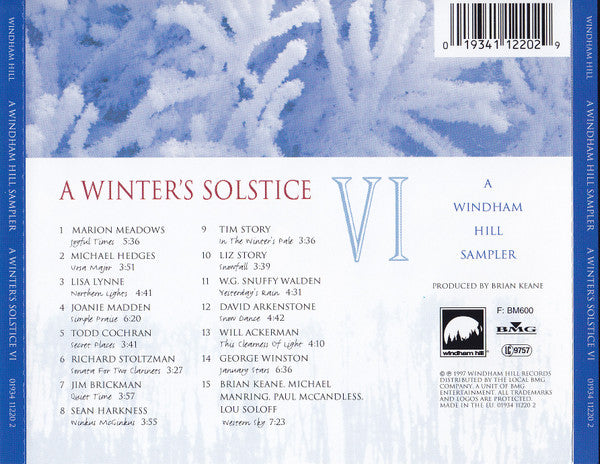 Various : A Winter's Solstice VI (A Windham Hill Sampler) (CD, Smplr)