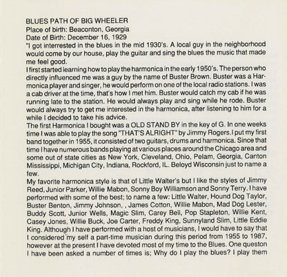 A.C. Reed / Big Wheeler* : Chicago Blues Session Volume 14 (CD, Album)