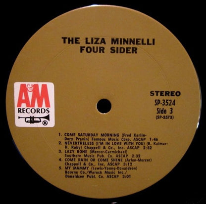 Liza Minnelli : The Liza Minnelli Foursider (2xLP, Comp)