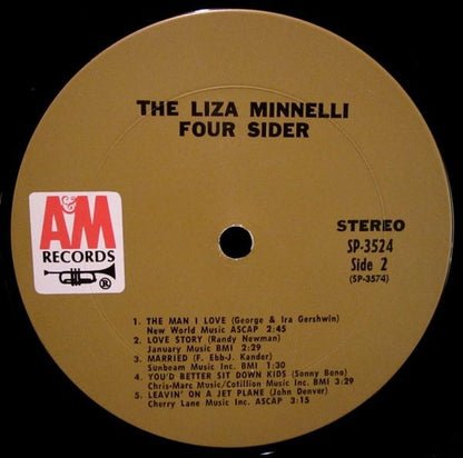 Liza Minnelli : The Liza Minnelli Foursider (2xLP, Comp)