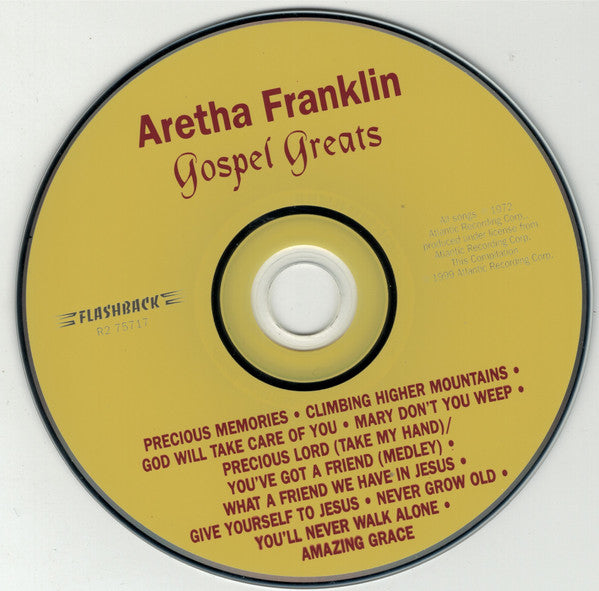 Aretha Franklin : Gospel Greats (CD, Comp, RE, RM)