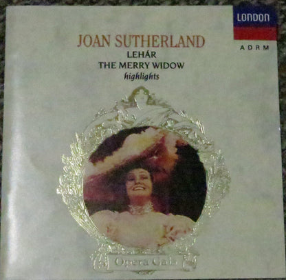 Franz Lehár, Joan Sutherland : The Merry Widow - Highlights (CD, RE)