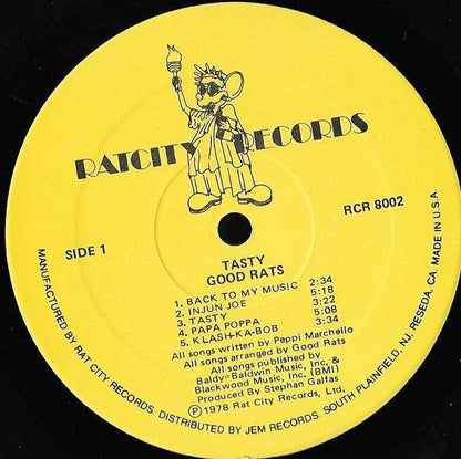 Good Rats : Tasty (LP, Album, RE)
