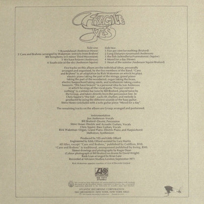 Yes : Fragile (LP, Album, Club, Gat)