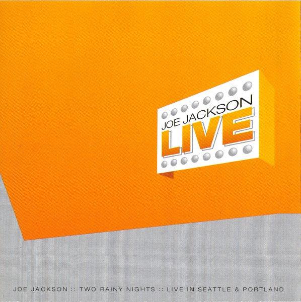 Joe Jackson : Two Rainy Nights : : Live In Seattle & Portland (CD, Album)
