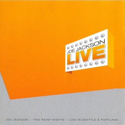 Joe Jackson : Two Rainy Nights : : Live In Seattle & Portland (CD, Album)